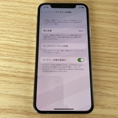 取り引き中　iPhone X Silver 64 GB SIMフリーの画像