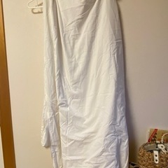 クィーンサイズ　無印良品掛け布団カバー　白