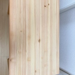 【定価：5,990円】無印良品 パイン材テーブル・折りたたみ式の画像