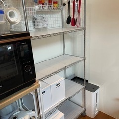 【受け渡し予定者決まりました】スチールラック5段