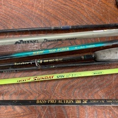 釣り竿　釣具　リール　まとめて　の画像
