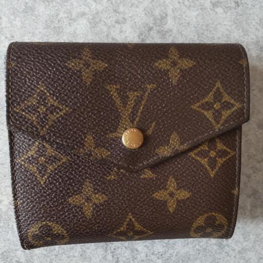 ルイヴィトン　モノグラム　Wホック財布