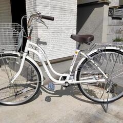 26インチ 自転車 ママチャリの画像