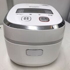 【レガストック川崎本店】【K6820】SHARP　炊飯器　5.5合　KS-HA10　2018年製