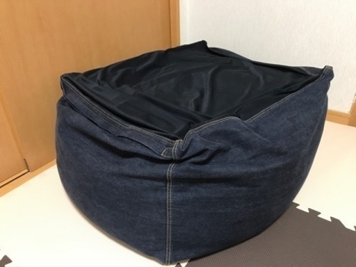 無印良品　体にフィットするソファ　デニムカバー