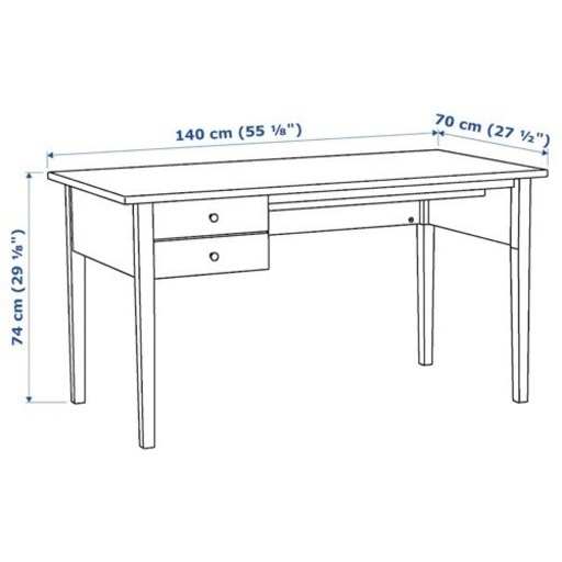 IKEAアルケルストルプ パソコンデスク