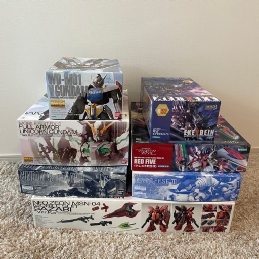 【未組立品】プラモデル7点セット　ガンダム・スーパーロボット大戦・マジェスティックプリンス