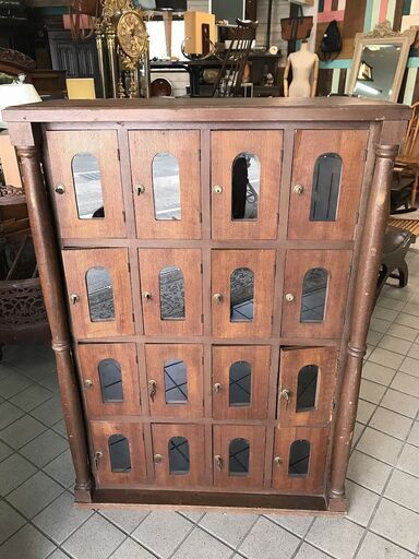 ■ioy0338■ビンテージロッカー■ヴィンテージ/ボトルキープ/キャビネット/飾り収納■引取限定(奈良県生駒市)■