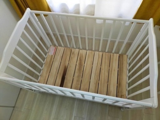 【お取引中です】KATOJI ベビーベッド70×120ホワイト
