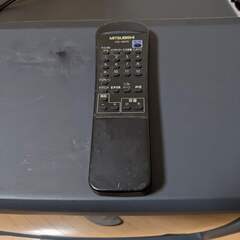 三菱 ブラウン管カラーテレビ 21C-SS30 中古品　台付きの画像