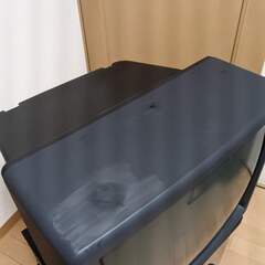 三菱 ブラウン管カラーテレビ 21C-SS30 中古品　台付きの画像