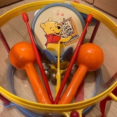 ベビーモニターとぷーさん太鼓セットの画像