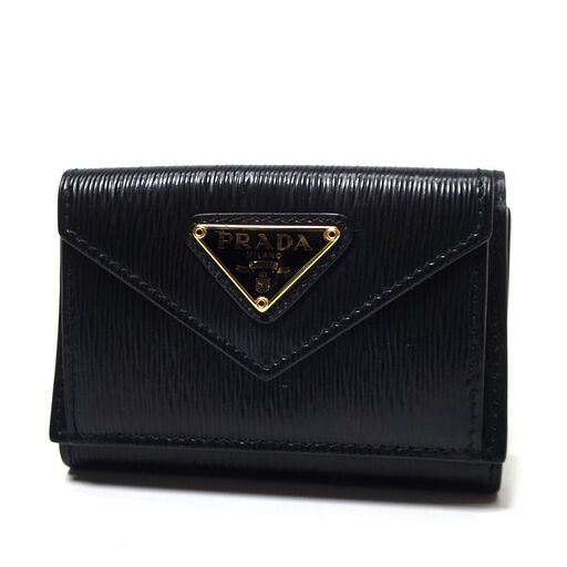 AA732 プラダ PRADA 三つ折り 財布 小銭入れ お札入れ