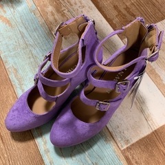 WEGO ヒール　スエード風　Ｍサイズ　ハロウィン　仮装
