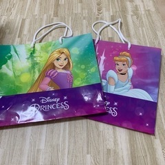 ディズニー　プリンセス　紙袋