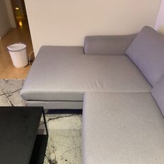 モダンワークス/ライトグレー/4人掛け/の画像