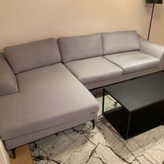 モダンワークス/ライトグレー/4人掛け/の画像