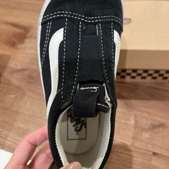 VANSキッズ黒の画像