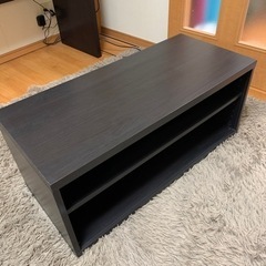 【引渡決定】テレビ台　木目ブラック