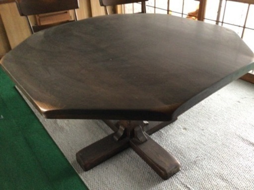 【取引中】飛騨の家具　柏木工　八角テーブル　飛騨家具　アンティーク家具