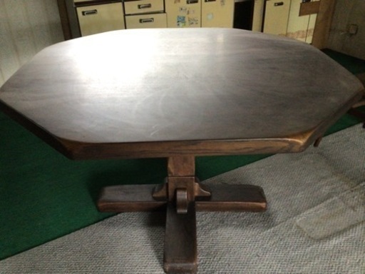 【取引中】飛騨の家具　柏木工　八角テーブル　飛騨家具　アンティーク家具