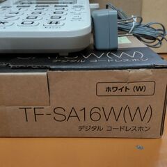 パイオニア　デジタルコードレスホン　TF-SA１６W（W)　の画像
