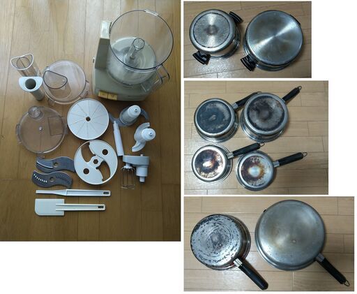 AMWAY アムウェイ 調理器具（鍋・フライパン・フードプロセッサー・その他）無水調理、無油調理