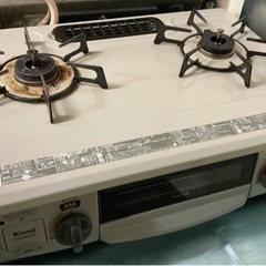 ガスコンロ　2口　Rinnaiの画像