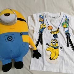 ミニオンズ　無料　新品　Tシャツ　ぬいぐるみ