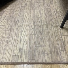 木目フローリング柄　電気カーペット