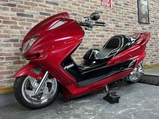 超極上美車♪高額パーツ多数！ロンホイメッキフルカスタム♪】  ヤマハ マジェスティ250Ｃ SG03J 【動画有】 検）ビッグスクーター