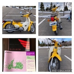 ⭐️終了⭐️【現行モデル・50cc】スーパーカブ (イエロー) 函館出品の画像