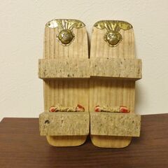 桐の下駄　女性用　中古の画像