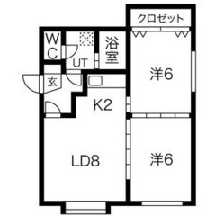 礼金ゼロ!★駅チカ★成約特典あり! ハイネス上山201 札幌市中...