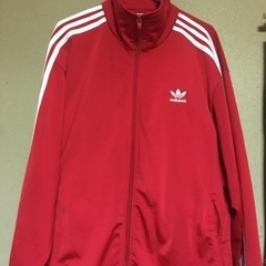 adidas赤ジャージ