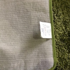 【受渡し予定者決定】ラグマット（グリーン）丸洗いOK👌の画像