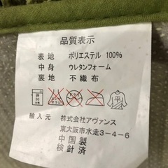 【受渡し予定者決定】ラグマット（グリーン）丸洗いOK👌の画像