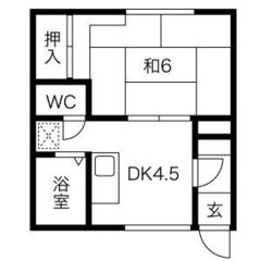 敷金・礼金ゼロ!★駅チカ★成約特典あり! ハイツ8 202 札幌...