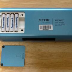 ジャンク品！ポータブルiPodスピーカー TDK Xa-3602【iPodと電池は付属しません】　あげますの画像