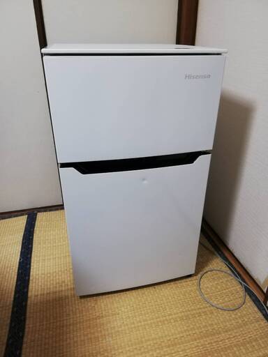 冷凍冷蔵庫 Hisense HR-B95A コンパクト。2ドアで実用的。93L
