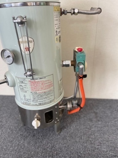 HOSOYAMA 細山熱器 貯蔵湯沸器 DST-特号 10L LPガス用 レトログリーン 中古品