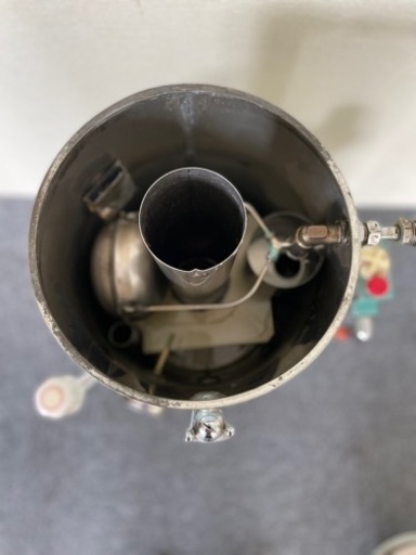 HOSOYAMA 細山熱器 貯蔵湯沸器 DST-特号 10L LPガス用 レトログリーン 中古品