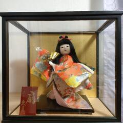 久月の日本人形（ケース付）