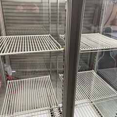 【4面ガラス　冷蔵ショーケース　未清掃の為破格にて出品　動作問題なし　臭い無　メーカー不明　引取限定（八王子市）】の画像