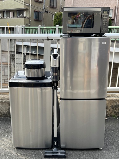 ⬛️￥44000(税込) Haier 冷蔵庫、洗濯機、電子レンジ、炊飯器、掃除機　の5点セット