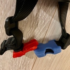【差し上げます】幼児　自転車用ヘルメット　赤の画像