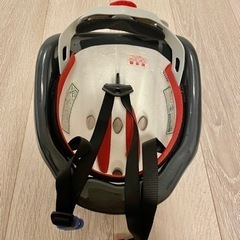 【差し上げます】幼児　自転車用ヘルメット　赤の画像