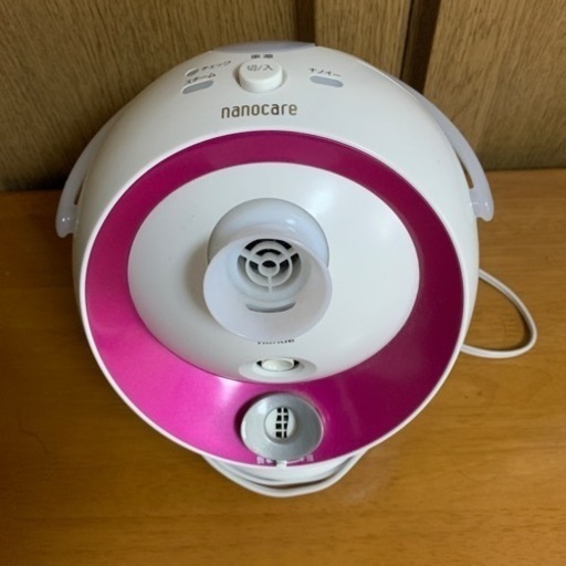 （値下げ：美品）Panasonic寝ながらエステ【ナイトスチーマー　ナノケア】
