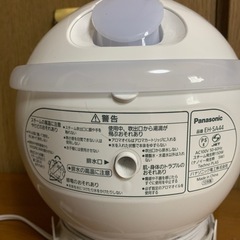 （値下げ：美品）Panasonic寝ながらエステ【ナイトスチーマー　ナノケア】の画像