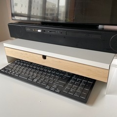 【IKEA】モニタースタンド　引き出し付の画像
